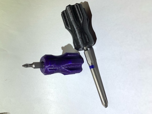bit holder grip by manuelbonetto10 3d printer accessories 3dprinter toolholder screwdriver insert screwdriverholder screwdriverbit 3d print model - Mito3D