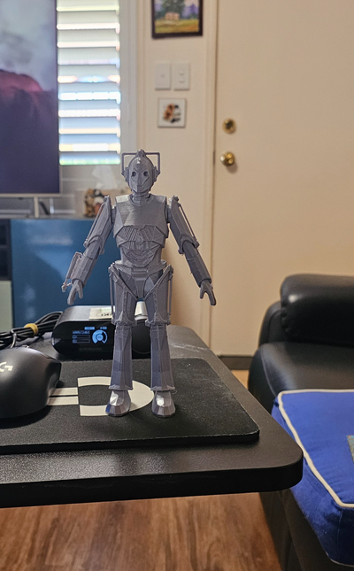 cyberman by beamr39 miniatures créatures dr who dr oms 3d print model - Mito3D