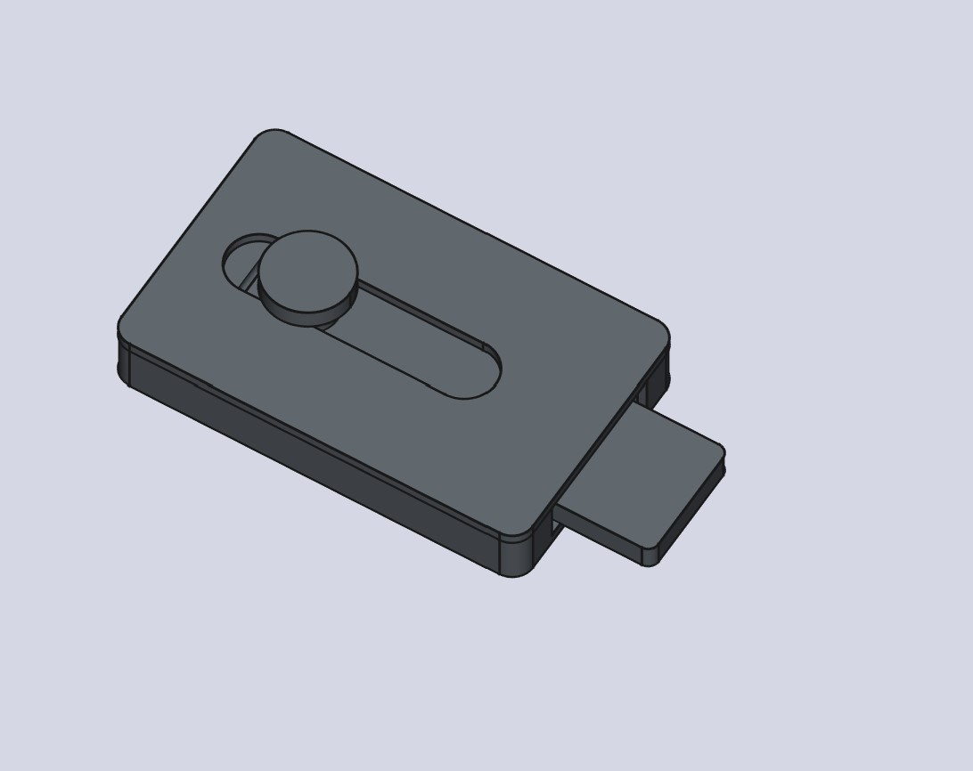 verriegeln rutschen sperren öffnen geschlossen position mechanismus by sg499 labor werkzeuge konforme ingenieurwesen tür diy easytoprint zusammenzubauen bereit drucken haus zubehörteil 3D print model - Mito3D