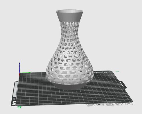 vase brouillon makerlab01 by toubie974 génératif 3d modèle my 3d print model - Mito3D