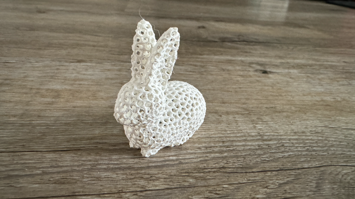 creality rabbit voronoi style remixed by foxmckraut household festivities 3d print model - Mito3D