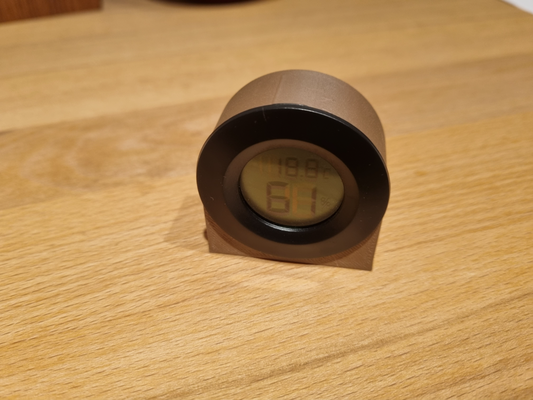 humidity meter ayakta durmak by modeli 3d yazıcı aksesuarlar nem ev halkı banyo aksesuar kulp destek termometre higrometre buzdolabı temp 3d print model - Mito3D