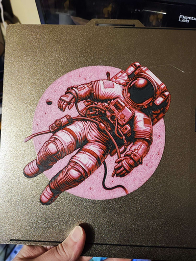 astronot şapka dövmesi 4color by fikuss30 sanat 2d 3d print model - Mito3D