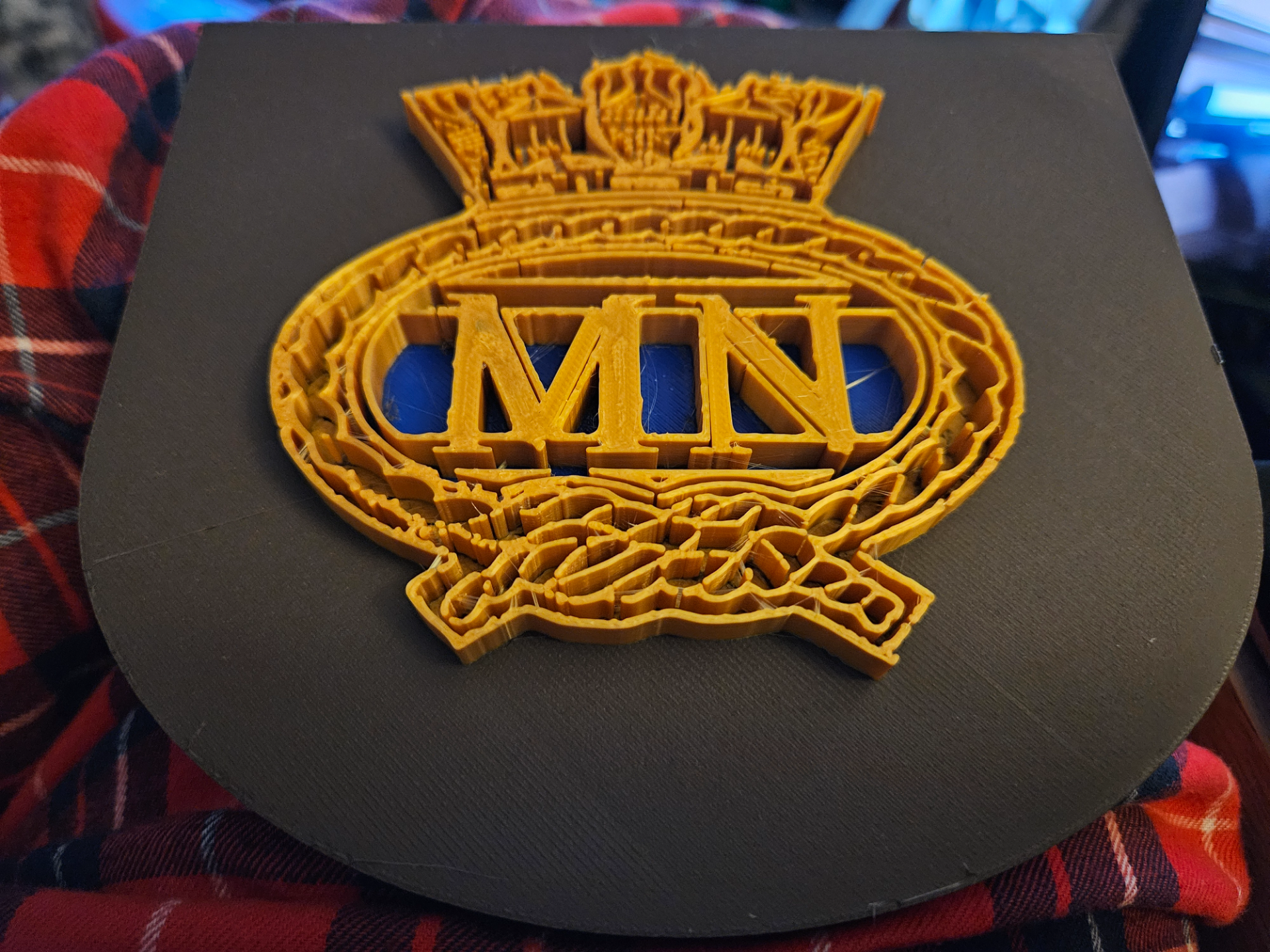 marchande marine plaque by yorkie9668 art monnaie badges 3D print model - Mito3D