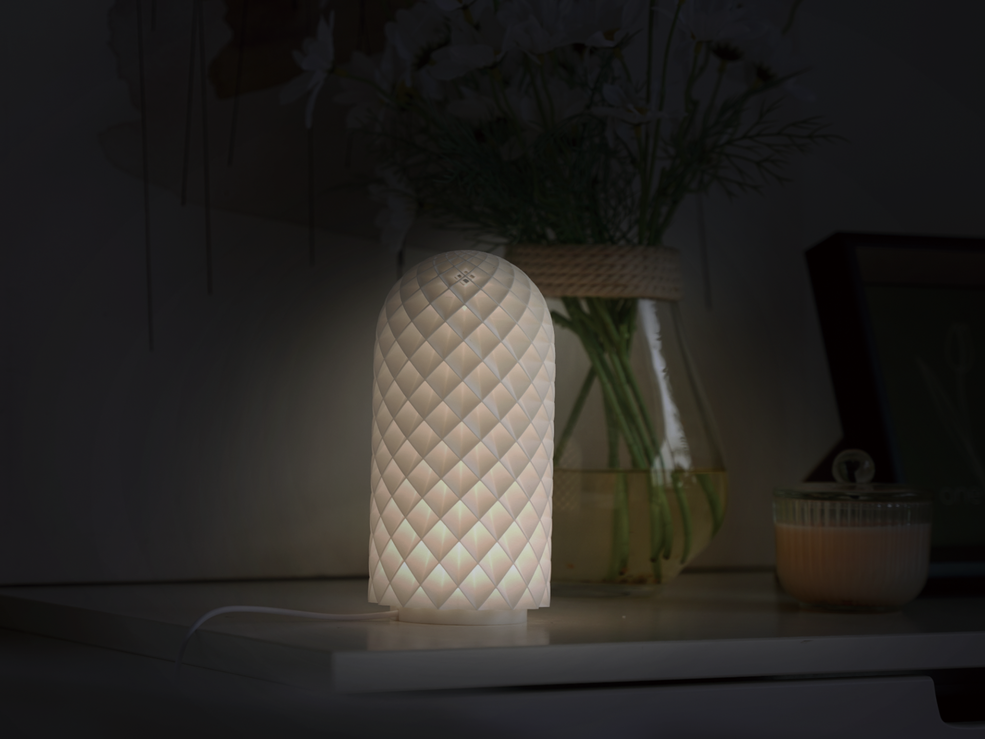 led lamp 001 by bambu lab household decor mystery box hardware kit 000003 3D print model - Mito3D