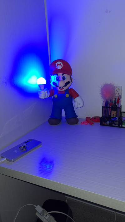 super mario lampada remixado by ziguezague brinquedos jogos manos tavolo e14 3d print model - Mito3D