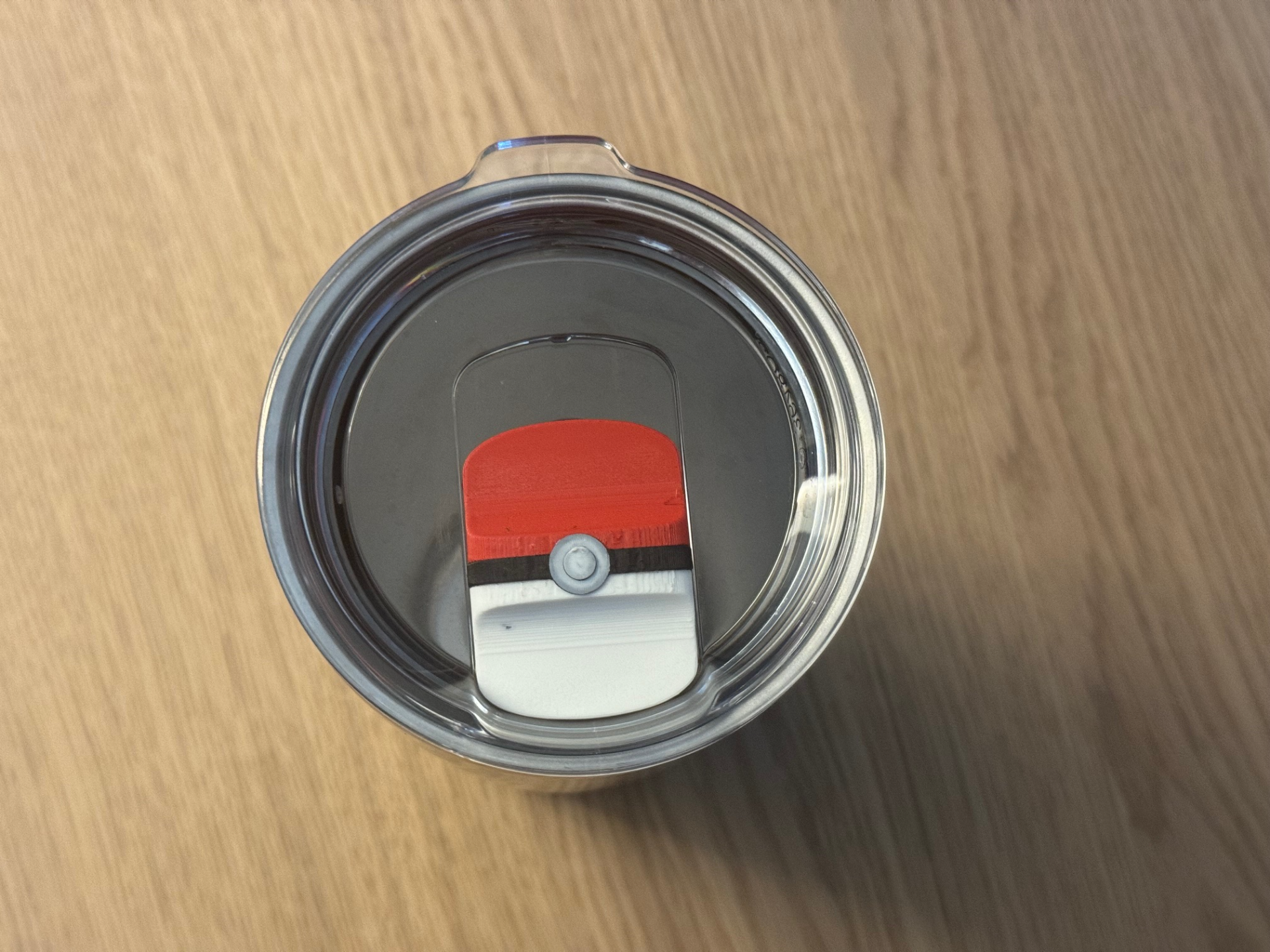 pokemon poke ball yeti cup magnetic slider remixed by jc offroad aka - jeeperjc hobby & diy pokemonball lid magnet magslider mag mag-slider 3D print model - Mito3D