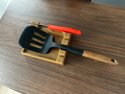 cocina utensilio cuchillo soporte by wilwaukee casa modelos accesorios 3d print model - Mito3D