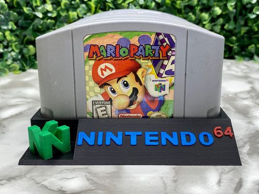 n64 nintendo game holder cartridge case by user 1068934888 hobby & diy electronics gamer video games 3d print model - Mito3D