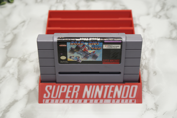 snes nintendo spiel halter unterstützung patrone fall mantel by nutzer 1068934888 hobby diy elektronik spieler video spiele 3d print model - Mito3D