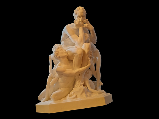 ugolino sons scan world remixed by classic 25 art sculptures sculpture masterpiece romantic dante inferno vatican rome 3d print model - Mito3D