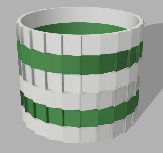 rectangles plant pot by danloe household garden geometric rectangle planting watering 3D print model - Mito3D