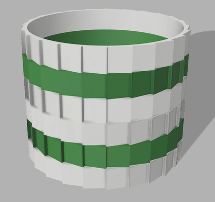 rectangles plant pot by danloe household garden geometric rectangle planting watering 3d print model - Mito3D