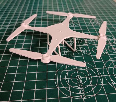 dji fantôme 4 trousse carte by updesky jouets jeux drone kitcard 3d print model - Mito3D