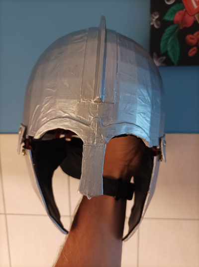 burgh castle helmet mk1 by factorium of ts props & cosplays masks helmets roman lateroman ancient burghcastle larp 3d print model - Mito3D