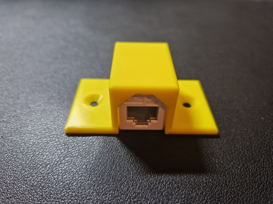 haltewinkel f r netzwerkadapter by s gotsch hobby & diy electronics 3d print model - Mito3D