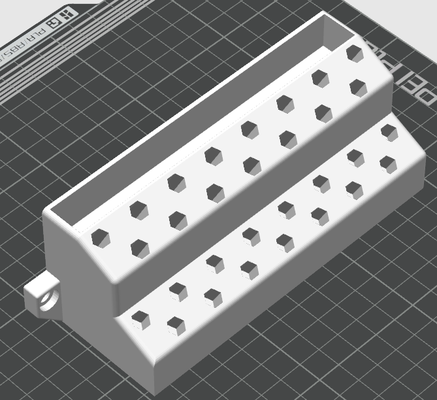 broca mordeu suporte by yakuza ferramentas organizadores perfuração máquina parede monte 3d print model - Mito3D