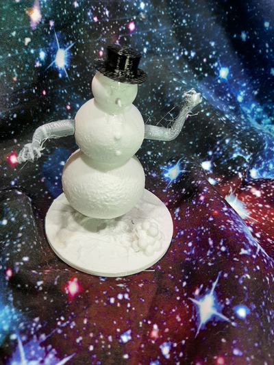 bravo boneco neve by semente assassina arte modelos natal 3d print model - Mito3D