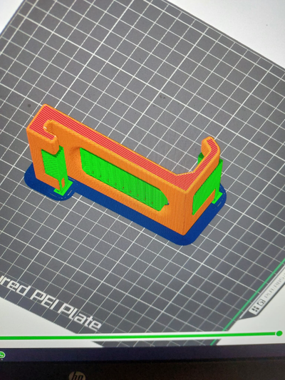 ein cabestro f r ducha abzieher der ber eine panel vidrio mampara geh ngt volverse by joprint casa modelos dusche halterung 3d print model - Mito3D