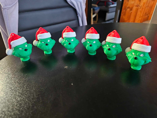 grinch natal remixado by negão miniaturas criaturas 3d print model - Mito3D