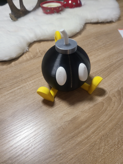 bob omb multi neu gemischt by hj 3d spielzeuge spiele zeichen bombe mario luigi bowser yoshi pfirsich schüchtern nintendo farbe mehrfarbig mehrteilig kröte koopa magikoopa boo 3d print model - Mito3D