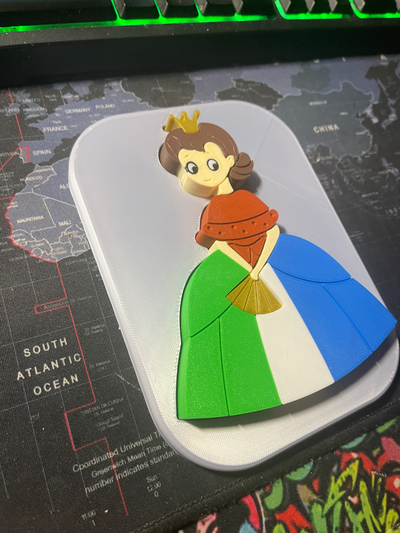 princesa insertar rompecabezas niños by ideat0m juguetes juegos tomidea historia 3d print model - Mito3D