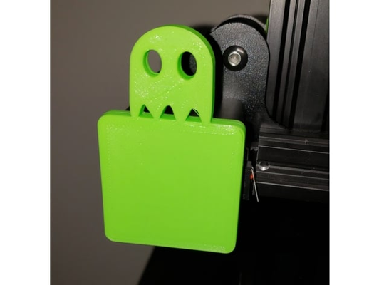 pac hombre fantasma mods by hacedores triturar 3d impresora accesorios ender 3dprinter pacman ender3dprinter placa frontal eje z 3d print model - Mito3D