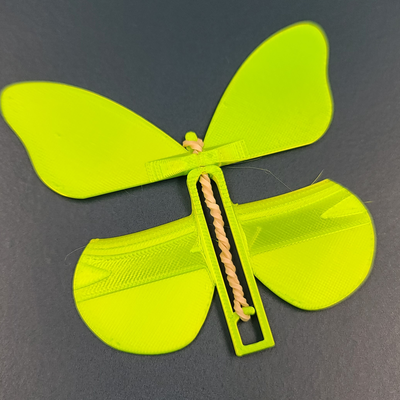 butter-fly flippers by makers mashup toys & games flipper fidget kids toy kidstoy kidstoys butterfly prank pranks 3d print model - Mito3D