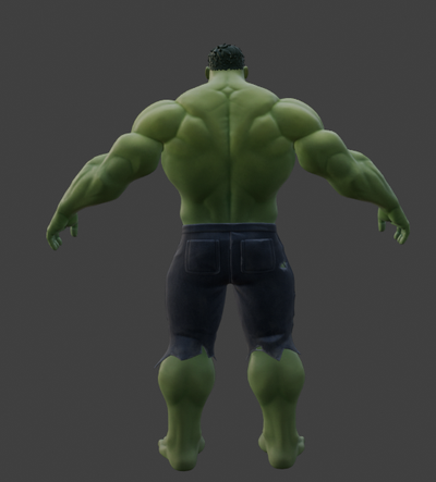 hulk by 3d tisk impressora acessórios dias 3d print model - Mito3D