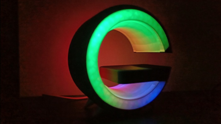 super g rgb luz by mineiro on exigem casa decoração conduziu luzes leds 3d print model - Mito3D