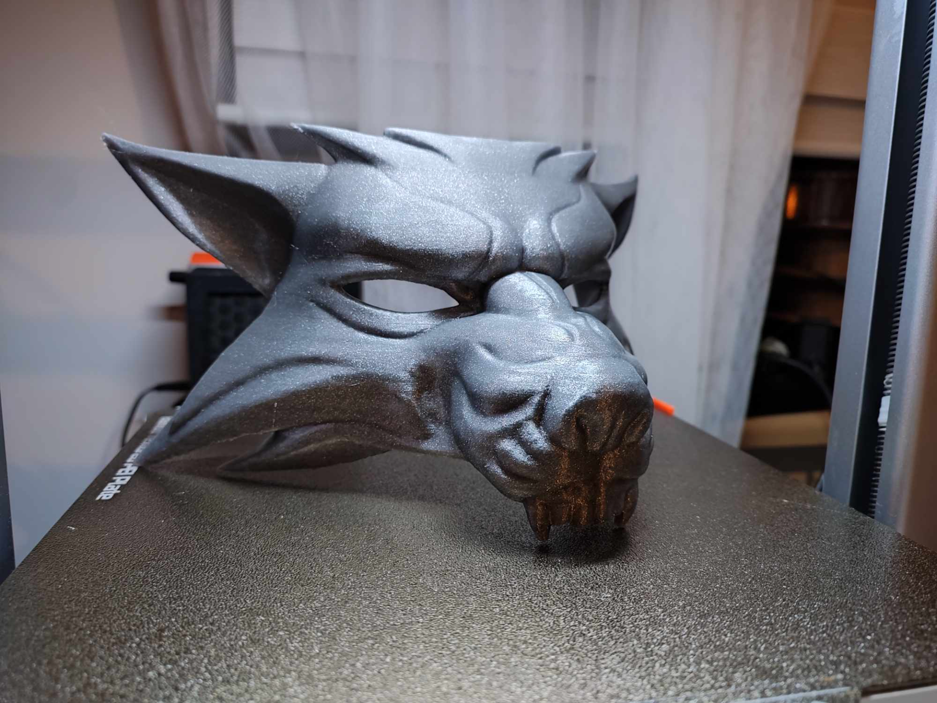 bruxo raposa mascarar by impactadordiy adereços cosplays máscaras capacetes lobo cinzento 3D print model - Mito3D