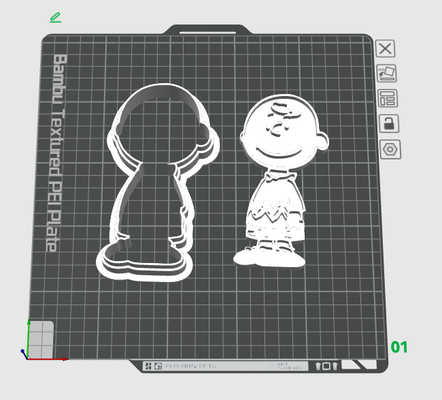 charlie brown cookie cutter by blckstar tools hand charliebrown thepeanuts cookiecutter kitchen accessories bake bakery mold 3d print model - Mito3D