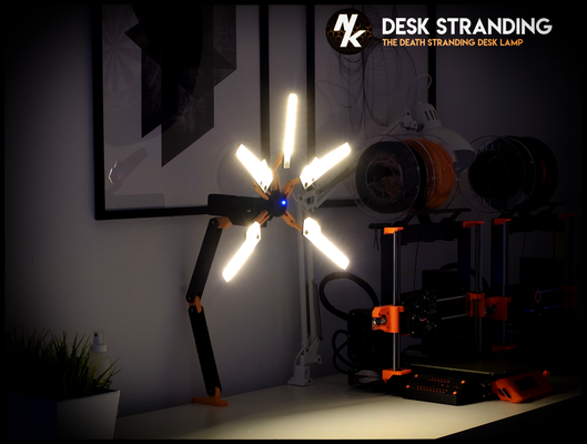escritorio varada muerte lámpara by nulos kal casa oficina ligero led juego azar juegos 3d print model - Mito3D