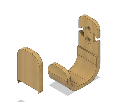 parete gancio by tauron domestico casa modelli forte appendiabiti asciugamano porta 3d print model - Mito3D