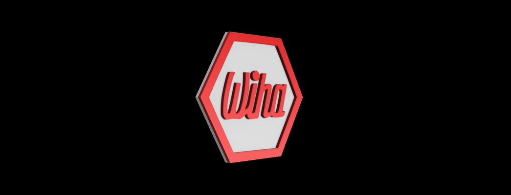 wiha magnético logotipo by klauskolbe007 arte sinais logotipos distintivo 3d print model - Mito3D