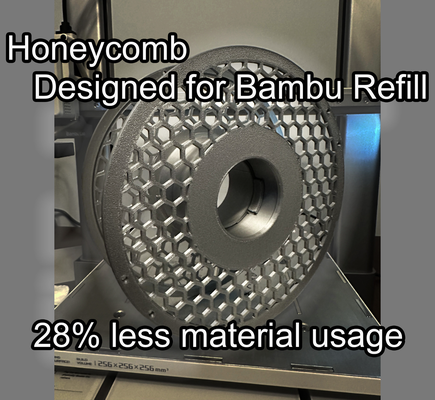 bambu recarga carretel hex padronizar forte 28 material uso by andrewmalaty8 3d impressora acessórios encher 3d print model - Mito3D