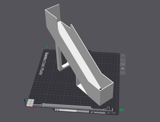 kotrutsche poop bambulab by andy 3d drucker zubehör abfall 3d print model - Mito3D