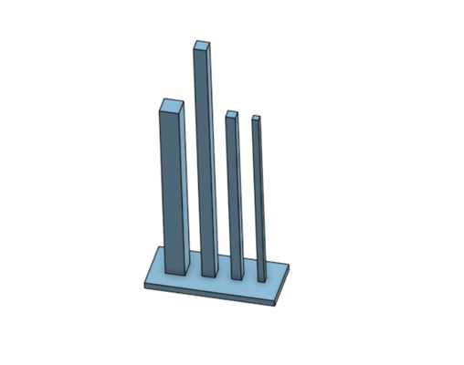 column test by scottj21 3d printer models printertest calibration calibrationtest 3d print model - Mito3D