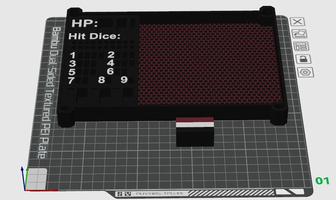 dnd würfel box tracker mehrfarbig neu gemischt by buddel spielzeuge spiele tafel dungeons drachen mehrfarben würfelbox dicetray mehrfarbig bambulab bambulabams 3d print model - Mito3D