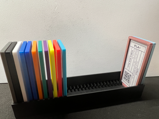 filamento amostra cartão by visão 3d impressora acessórios 3d print model - Mito3D