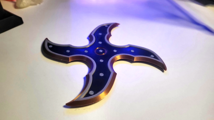 shuriken werfen star by kunst requisiten cosplays replik waffe cosplay klinge 3d print model - Mito3D