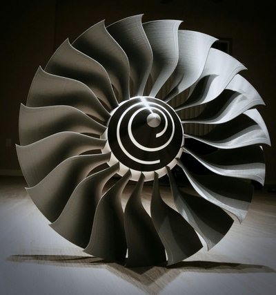 high bypass jet engine fan by catiav5ftw education engineering turbofan turbine 3d print model - Mito3D