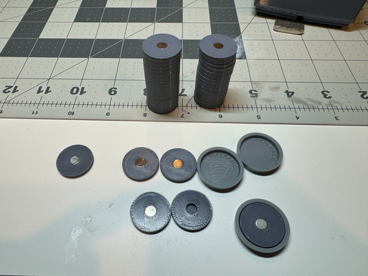 star kriege legion magnetisch base einfügen 22mm 6x2mm magnete by berrnie spielzeuge spiele starwarslegion miniaturen magnet tischplatte asmodee ffg 3d print model - Mito3D