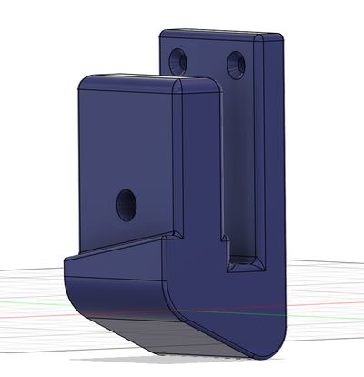 ar15 parede monte esquerda by hastcustom3dprints ferramentas organizadores ar 15 3d print model - Mito3D