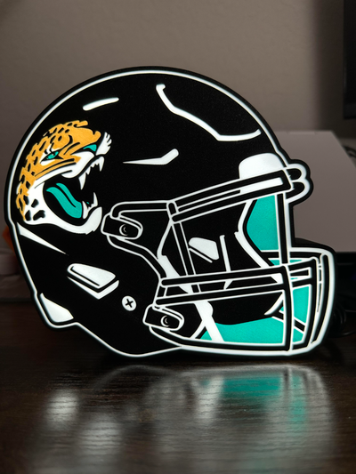 onças caixa luz by nerd gênio coletivo arte sinais logotipos jaguar jacksonville florida esporte esportes equipe times futebol pé bola super tigela superbowl toque pague jogos decisivos conduziu presente nfl 3d print model - Mito3D