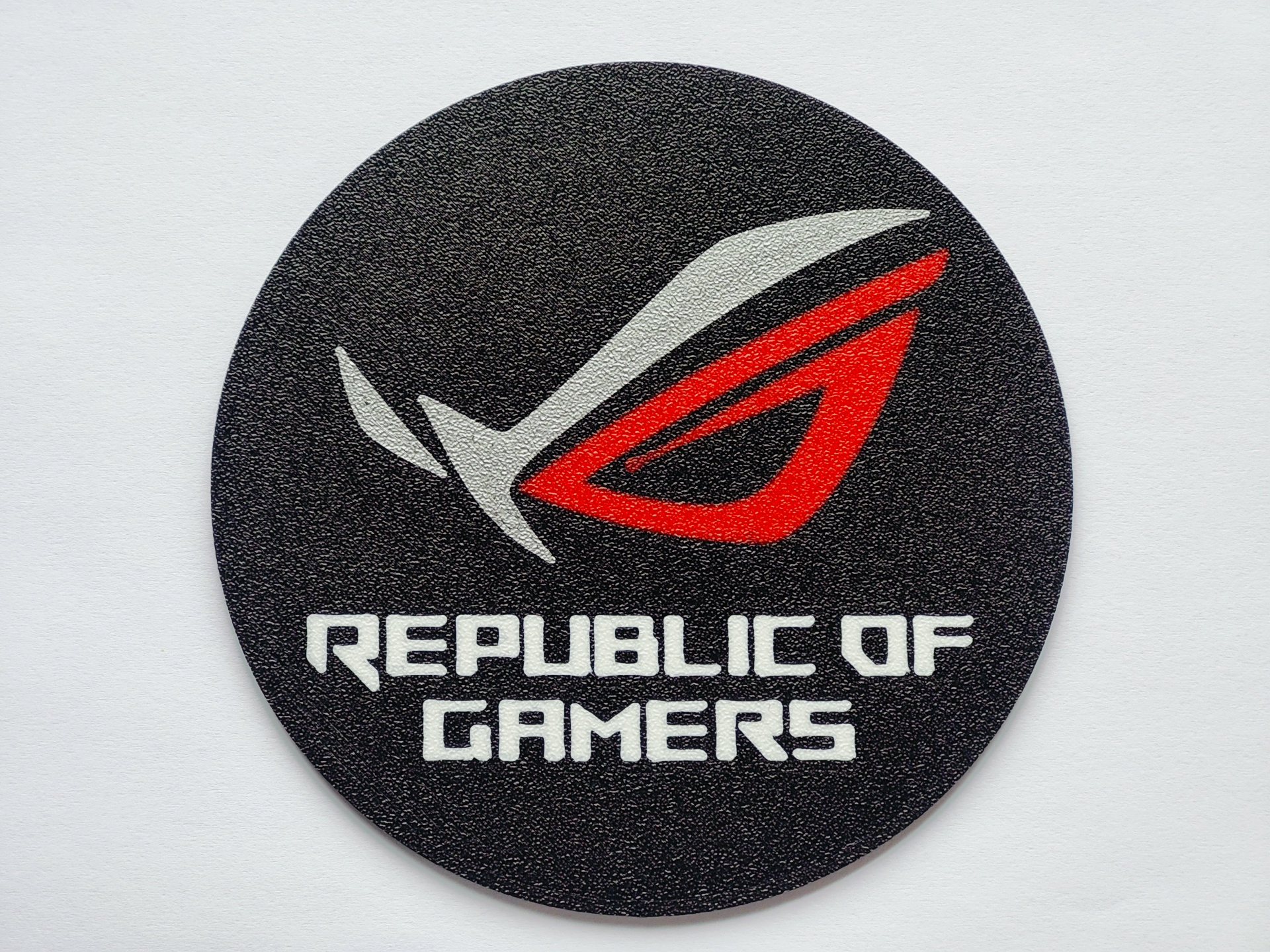 asus república of gamers montanha russa by xamã casa decoração rog 3D print model - Mito3D