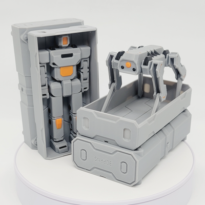 3dp rns dns durum kılıf v1 0 by oyuncaklar oyunlar karakterler 3dprns robot mecha proje görüntüle depolama 3d print model - Mito3D