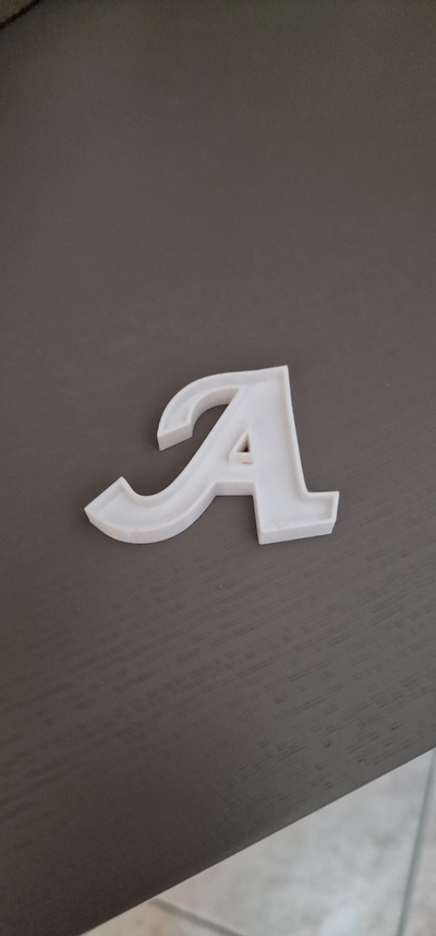 cookie cutter alphabet by johnnycop art models cake design mold stamp letter 3d print model - Mito3D