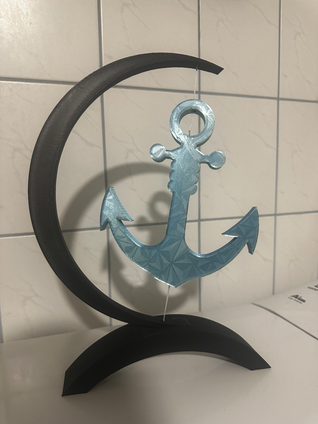 çapa dekorasyon anker dekoration by der3de ev halkı dekor banyo aksesuarlar 3D print model - Mito3D