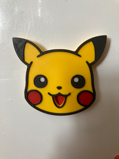 k frigorifero magnete pikachu by haase0815 domestico arredamento frigo pokemon 3d print model - Mito3D